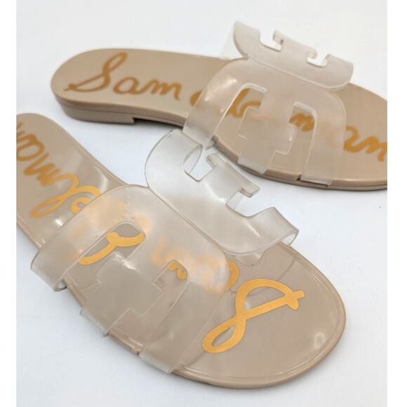 Sam Edelman Bay Jelly Summer Slide Sandal Slip-On Women's Clear Size US7 EU37.5 - Picture 7 of 12